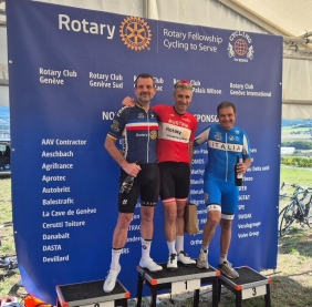 Rotarischer Rad Weltmeister in der Klasse 45 - 54 in Genf 06.09.2025 Raimund Stanger